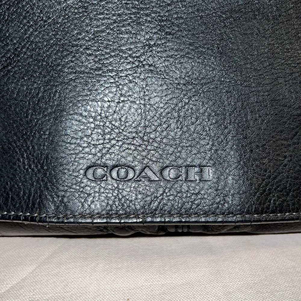 Coach HERITAGE WEB LEATHER MESSENGER